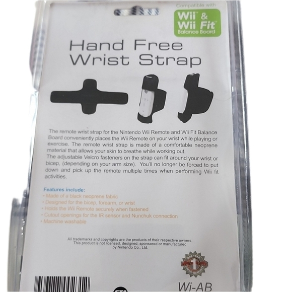 HANDS Free Wrist Strap for Wii and Wii Fit - Picture 3 of 4
